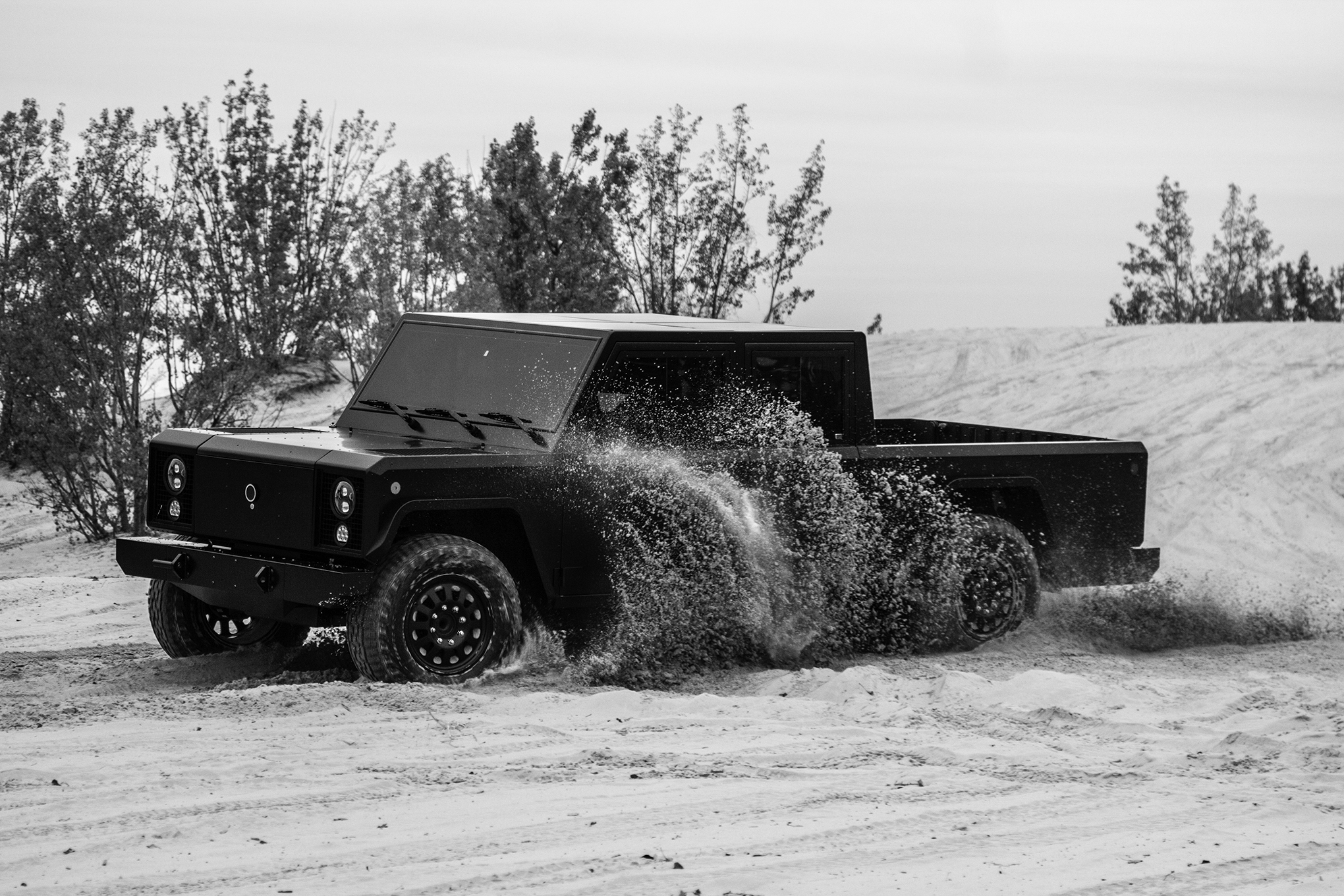 B2 in sand